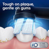 Oral-B Rechargeable Electric Toothbrush Io2 3 Cleaning Modes Automatic Pressure Sensor To Protect Gums Dark Blue