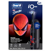 Oral-B Io Kids Limited Rechargeable Electric Powered Toothbrush Spiderman With 1 Gentle Care Brush Head - Automatic Pressure Sensor To Protect Gums - 3 Cleaning Settings - 2 Min Music Timer