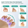 Welnove Toe Spacers For Women & Men - Toe Separators For Bunion Corrector Reilef Toes Straightener For Overlapping Toes Lavender 4 Pack