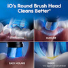 Oral-B Rechargeable Electric Toothbrush Io2 3 Cleaning Modes Automatic Pressure Sensor To Protect Gums Night Black