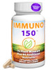Immuno 150 Immune Support Supplement Packed With 70 Plant Minerals 13 Essential Vitamins And 68 Additional Nutrients-150 Vegetable Capsules- Immune Boost For All Age Groups