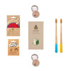 Superbee Wax Wraps Superbee Women Box - Toothpaste Tablets Natural Body Scrubbers Soft Bristles Bamboo Toothbrushes Make Up Removal Pads Beeswax Wrap - Eco Friendly Housewarming Christmas Women Day