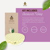 Superbee Wax Wraps Superbee Women Box - Toothpaste Tablets Natural Body Scrubbers Soft Bristles Bamboo Toothbrushes Make Up Removal Pads Beeswax Wrap - Eco Friendly Housewarming Christmas Women Day