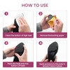 Welnove High Heels Comfort Pads For SoleShoe Sole Protector Grips For HeelsNon-Slip & Shock Absorbing Shoe Cushion Pads All Day Comfort Foot Insert To Prevent Feet Sliding- Black 1 Pairs