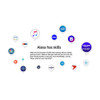 Oral-B Electric Toothbrush Alexa Built-In Dash Replenishment Enabled White Smart Brushing System