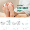 Welnove Toe Separator For Overlapping Toes - Toe Spacers For Bunions - Toe Corrector For Hammer Toes Realign Crooked Toes - Preventing Rubbing Relieve Pressure Fsa Or Hsa Eligible (3 Size ) 6 Pack