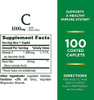 Nature's Bounty Vitamin C + Rose Hips Immune Support Coated Caplets 1000Mg 100 Ct Pack Of 2