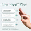 Natura Health Products Zinc Supplement - Supports Cellular Health And A Healthy Immune Response - Highly Bioavailable Food-Grown Zinc ( ) 25 Mg 60 Capsules