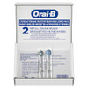 Oral-B Electric Toothbrush Brush Heads Crossaction White + 1 Sensitive White 1 Count