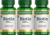 Nature's Bounty Biotin 5000 Mcg Liquid Softgels 72 Ea ( ) Pack Of 3