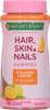 Nature's Bounty Optimal Solutions Hair Skin & Nails With Biotin And Collagen Citrus-Flavored Gummies Vitamin Supplement 2500 Mcg 40 Total Servings ( ) 80 Ct Pack Of 3
