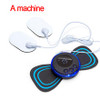 Neck Massager Lcd Display EMS Electric Cervical Massage Patch Low Frequency Pulse Muscle Stimulator Pads Pain Relief Relaxation