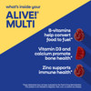 Nature's Way Alive! Men’s Multivitamin Gummies Daily Gummy Vitamin for Men Supports Cellular Energy Metabolism Immune Health Muscle Function* with Vitamins A C D3 Zinc Vegetarian 60 Count