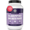 Left Coast Performance Collagen Bone Broth Powder 2lb Bone Broth with Grass Fed Collagen Peptides Unflavoured Grass Fed Hydrolyzed Beef Zero Carb Dairy Free Protein Powder 64 Servings