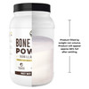 Left Coast Performance Vanilla Bone Broth Protein Powder From Grass Fed Beef - Non-GMO Ingredients Gut-Friendly Low Carb Dairy Free Protein Powder - Natural Collagen Source For Joint Support - Keto Friendly 32oz