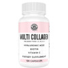 Left Coast Performance Collagen Capsules with Biotin Hyaluronic Acid Vitamin C Hydrolyzed Multi Collagen Peptide Capsules Types I II III V X For Skin Hair Nails and Joint Health Supplement* 120 Count