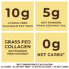 Left Coast Performance Keto Vanilla MCT Collagen Powder and Keto Unflavored MCT Collagen Powder