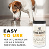 Left Coast Performance Beef and Chicken Bone Broth Powder Combo for Dogs and Cats – Human Grade Grass-Fed Bone Broth for Picky Eaters – Supports Joints and Gut Health – Dog Food Toppers