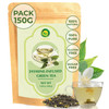 SUNBELEAF  Whole Leaves, 100% Pure Vietnamese Guajava Guayaba Leaves, Smooth Tropical Flavor, Caffeine-Free Herbal Loose Leaf Tea for Daily Wellness, Zip Pouch