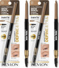 Revlon ColorStay Eyebrow Pencil with Spoolie Brush, Waterproof, Hair-Like Strokes for Natural Looking Brows