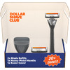 Dollar Shave Club | The Guest Pass Shave Set | 2 Extra Close Refill Cartridges 1 Handle  1 Razor Cover
