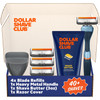 Dollar Shave Club | The Member Exclusive Shave Set | 4 Extra Close Refill Cartridges 1 Handle 1 Shave Butter 3 ounce 1 Razor Cover, Razors