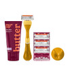 Dollar Shave Club | The Member Exclusive Shave Set | 4 Extra Close Refill Cartridges 1 Handle 1 Shave Butter 3 ounce 1 Razor Cover, Razors