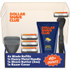 Dollar Shave Club | The Member Exclusive Shave Set | 4 Extra Close Refill Cartridges 1 Handle 1 Shave Butter 3 ounce 1 Razor Cover, Razors