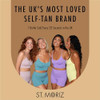St. Moriz Professional Medium Instant Tan 1 Day Wash Off Fake Tan Lotion with Aloe Vera and  Vitamin E  Fast-Drying Transfer-Resistant Vegan 150ml