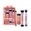 Real Techniques Bubble Blending Makeup Brush, Multipurpose Foundation Brush For Liquid, Cream, & Powder Products, Unique Round Brush Head, Synthetic Bristles, Vegan & Cruelty Free, 1 Count