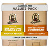 Dr. Squatch Natural Men’s Deodorant – Aluminum Free Natural Deodorant Men with Charcoal & Postbiotics for 72-Hour Odor Protection, 2.65oz Stick (2-Pack)