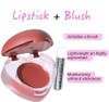 VEECCI Pudding Lip & Cheek Multi-Use Cream Heart Shaped Lip Gloss Natural Hydrating Glow Multi Use Dewy Balm