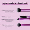 Real Techniques Eye Shade & Blend Makeup Brush Trio For Eyeshadow and  Liner  Makeup Tools for Shaping and Grooming Brows Defined Makeup Look Synthetic Bristles Vegan & Cruelty-Free  3 Count