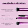 Real Techniques Eye Shade & Blend Makeup Brush Trio For Eyeshadow and  Liner  Makeup Tools for Shaping and Grooming Brows Defined Makeup Look Synthetic Bristles Vegan & Cruelty-Free  3 Count