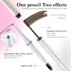 Eyebrow Pencil 3-in-1 Brow Mascara Tint & Brush Long-