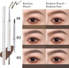 Eyebrow Pencil 3-in-1 Brow Mascara Tint & Brush Long-