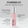 Rodial Plumping Collagen Lip Oil 0.14 fl oz Hydrating Vegan Lip Oil for Fuller Looking Lips  Nourishing Botanical Oils with Cherry Jojoba and  Macadamia Sheer Pink Gloss Finish