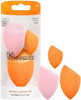 Real Techniques  Makeup Blending Sponges For Liquid Cream and  Powder Products Powder and  Foundation Sponges Mini Makeup Sponge Latex-Free Foam Travel Friendly 3 Count