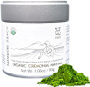 FKRO Organic Saemidori Ceremonial Grade Matcha Green Tea Powder | Single Cultivar 1st Harvest | Stone-Ground Air-Flown Monthly from Japan | 30g Tin