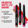 Revlon ColorStay Matte Lite Crayon Lipstick  Long Lasting Matte Lip Color with Sharpener