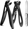 BEZOX Nail Clippers with Metal Nail File