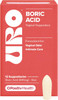 O Positiv URO Boric Acid Vaginal Suppository – with Lactic Acid  and Aloe for Fast Relief and Vaginal Odor Control – Vegan Free from Parabens, Dyes  and Fragrances