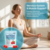 SPNUTRITION Magnesium Bisglycinate Gummies 400mg Magnesium Bisglycinate Chelate with Sea Salt & Raspberry Powder Supports Sleep Nerve & Muscle Relaxation Bone Health Support Vegan 60 Gummies (1)