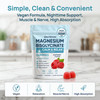 SPNUTRITION Magnesium Bisglycinate Gummies 400mg Magnesium Bisglycinate Chelate with Sea Salt & Raspberry Powder Supports Sleep Nerve & Muscle Relaxation Bone Health Support Vegan 60 Gummies (1)