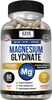 Kaya Naturals Magnesium Glycinate 183mg per Caps, Chelated for Maximum Absorption, Non-GMO, NO Gluten Dairy & Soy, Supports Muscle and Heart Health