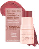 Mineral Fusion 3 in 1 Color Stick Hydrating Cream Blush Tint for Cheek Lip and Eye Natural Multi Use Makeup