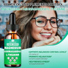 Cortisol Supplements for Women and Men Cortisol Calm Detox Manager Reducer w. Magnesium Ksm-66 Ashwagandha L-Theanine Vitmain D3 K2 B6 Cortisol Liquid Drop for Recess Mood and Hormone Balance Lemonade