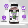 Kaya Naturals Elderberry Immune Support - Elderberry with Zinc and Vitamin C for Adults Vitamins, Probiotics & Turmeric 1200mg Immune System Booster Capsules