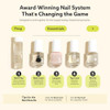 Dazzle Dry Mini Kit 4 Step System (5 Piece Kit)  A Light And True Neutral Nude  Full Coverage  Cream Finish  Quick Dry  5 Manicures