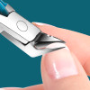 FERYES Stainless Steel Toenail Clipper Straight Blade for Ingrown & Thick Nails Sharp Pointed Tip Ingrown Nail Clipper Manicure Tools -  A-Silver set